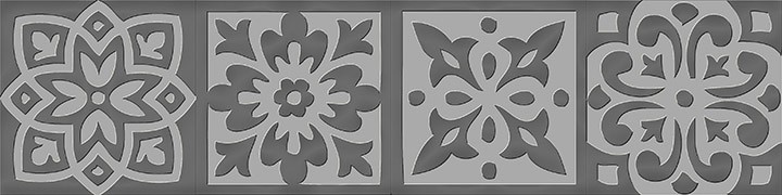 Вставка Тоццетто Лэйди Силвер 7,2x7,2 (600090000324)