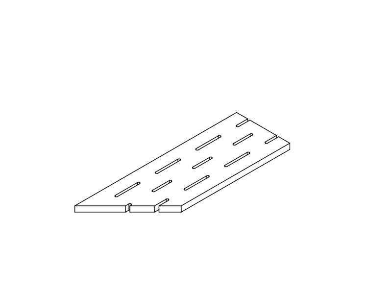 Дженезис Силвер Решетка 20x60 левая X2 (620090000613)