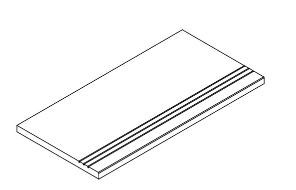 Бортик Фоссил Пьюр 30x120 грип (620090001442)
